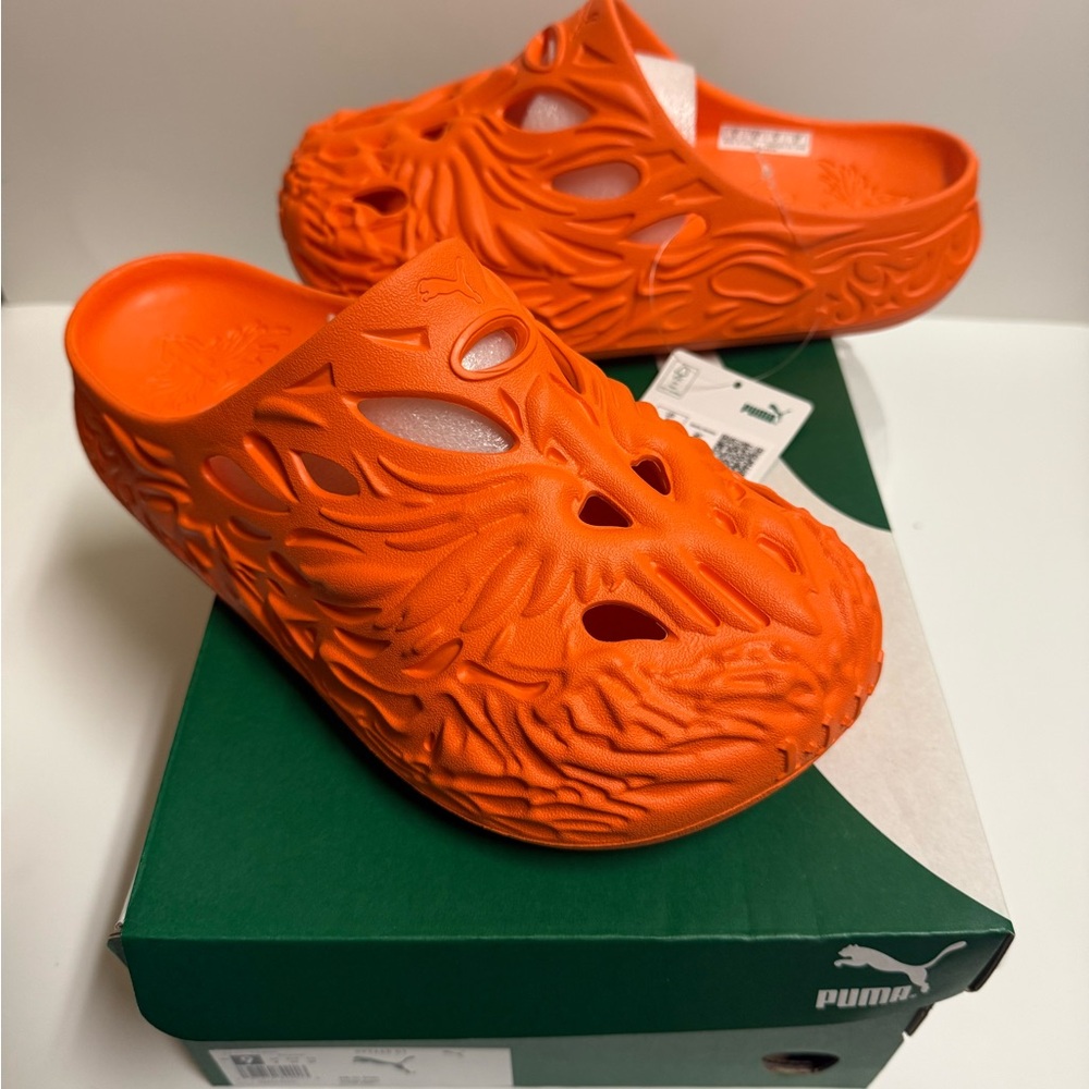 Puma Mb.04 Slide LaMelo Ball Orange  39766501 Size 9